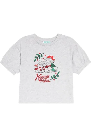 Kenzo T-shirt in jersey di cotone con stampa