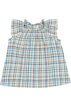 BONPOINT Baby - Blusa Ange in cotone a quadri