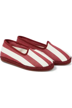Loro Piana Slippers in canvas a righe