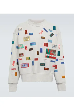 Kenzo Felpa in cotone con stampa
