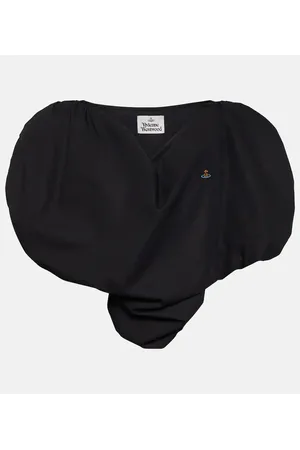 Vivienne Westwood Top cropped Heart in cotone
