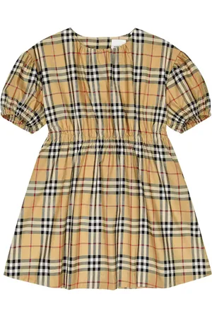 Burberry Abito in misto cotone a quadri