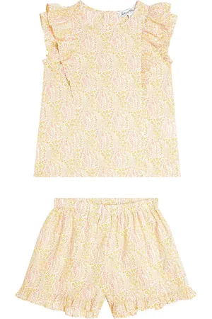 Tartine Et Chocolat Top e shorts in cotone con stampa