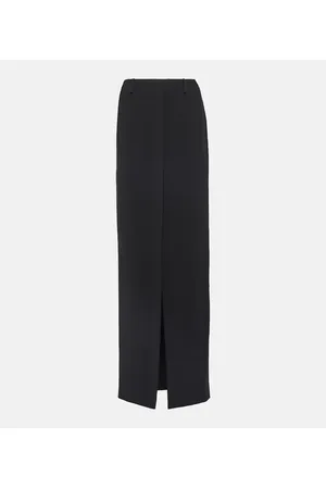 DRIES VAN NOTEN Gonna lunga in crêpe
