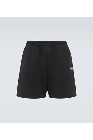 Balenciaga Shorts in jersey di cotone con stampa