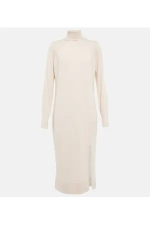 Jardin des Orangers Abito midi in maglia di lana e cashmere