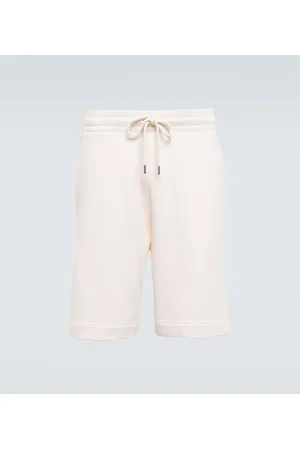 DRIES VAN NOTEN Shorts in jersey di cotone con coulisse