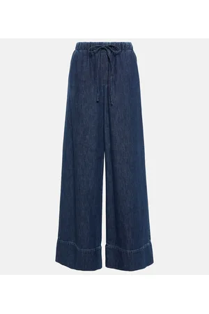 VALENTINO Jeans a gamba larga in chambray