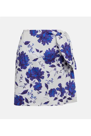 EMILIA WICKSTEAD Minigonna Imy in cotone con stampa