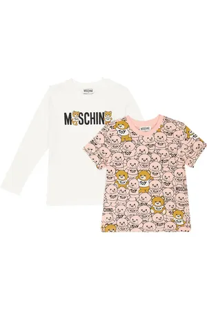 Moschino Set di 2 T-shirt in jersey di cotone
