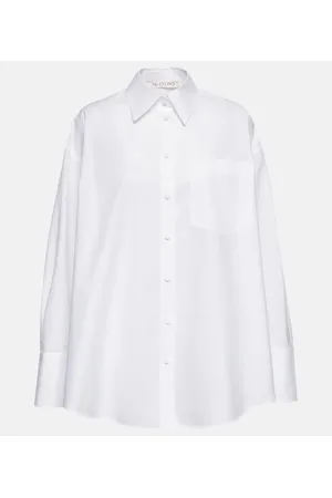 VALENTINO Camicia in popeline di cotone