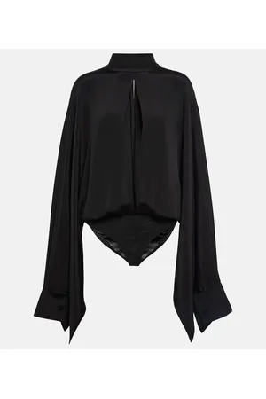 Tom Ford Body in crêpe di seta con cut-out