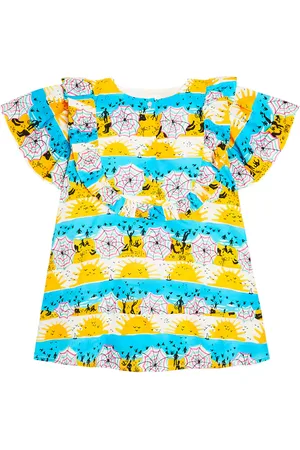 MORLEY Abito Ummy in cotone con stampa e volant