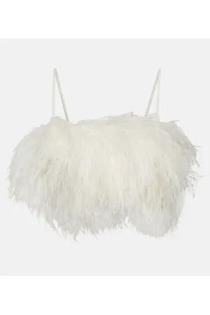 Rebecca Vallance Bridal - Top cropped Plume