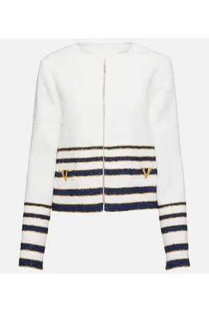 VALENTINO Giacca VLogo a righe