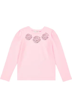 MONNALISA T-shirt in jersey di misto cotone
