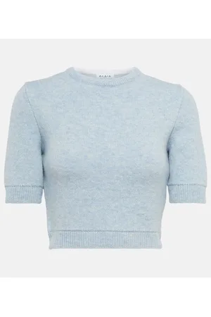 Alaïa Alaïa Pullover cropped in lana