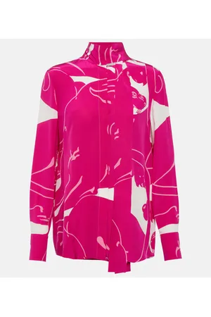 VALENTINO Blusa in seta con stampa