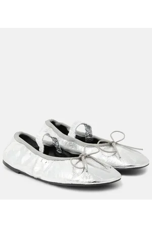 Proenza Schouler Ballerine in pelle metallizzata