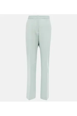 Jil Sander Pantaloni cropped in lana vergine