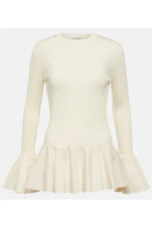 J.W.Anderson Pullover in lana con volant