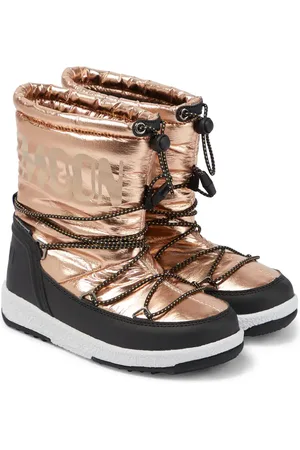 Moon Boot Stivali doposcì metallizzati