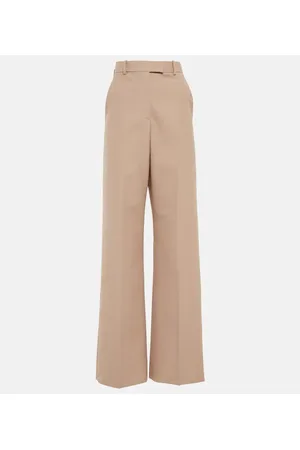 VALENTINO Pantaloni a gamba larga e vita alta