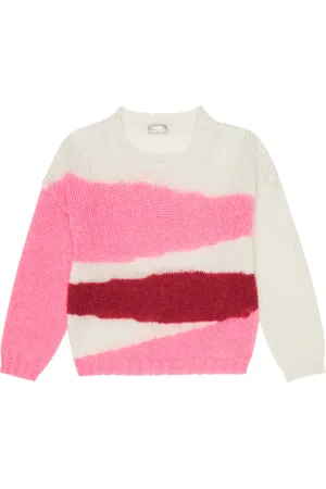 Il gufo Pullover in misto lana e mohair