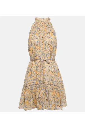 VERONICA BEARD Miniabito Dria in seta paisley