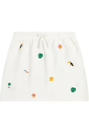 Ralph Lauren Gonna in cotone con ricamo