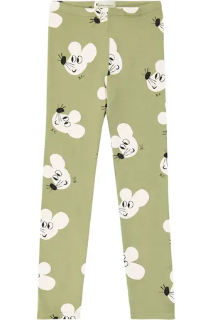 Bobo Choses Leggings Mouse in jersey di misto cotone