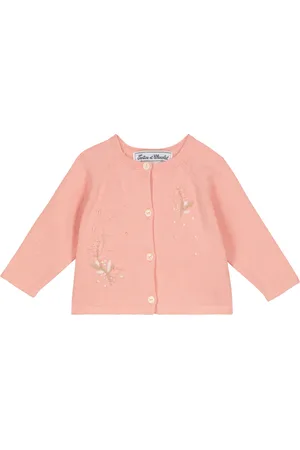 Tartine Et Chocolat Baby - Cardigan in cotone con ricamo