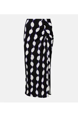 Diane von Furstenberg Gonna midi Garcel in jersey