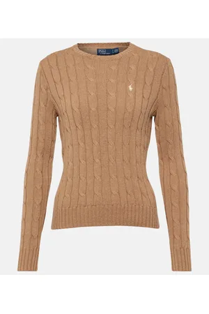 Ralph Lauren Pullover in maglia di cotone a trecce