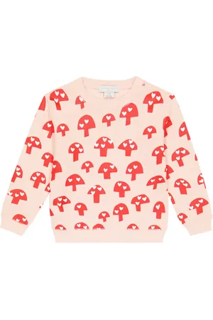 Stella McCartney Felpa in cotone con stampa