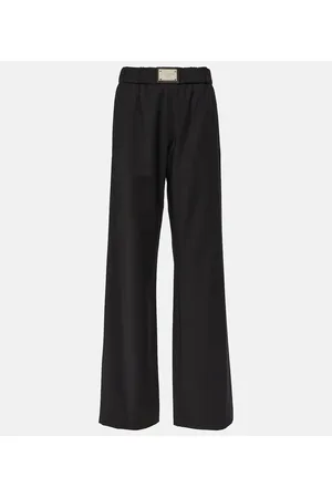 Dolce & Gabbana Pantaloni a gamba larga in misto lana