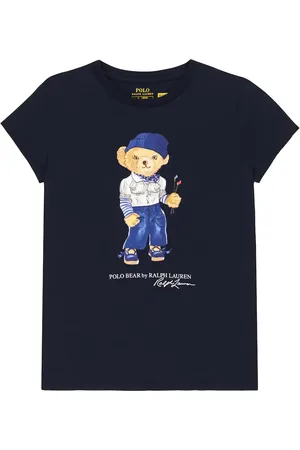 Ralph Lauren T-shirt Polo Bear in jersey di cotone