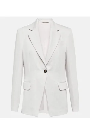 Brunello Cucinelli Blazer in cotone e lino