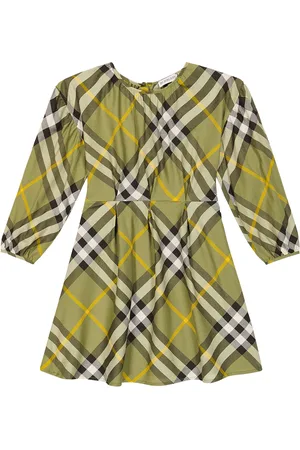 Burberry Abito Burberry Check in cotone