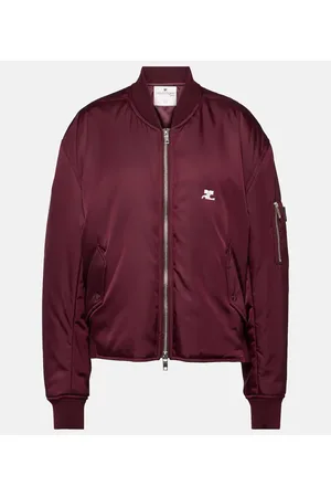 Courrèges Courrèges Bomber con logo