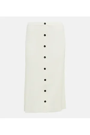 Proenza Schouler Gonna midi in maglia a vita alta