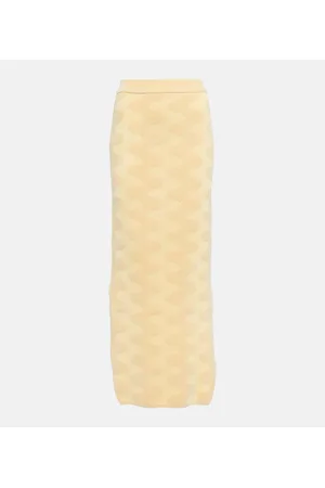 Nanushka Gonna midi Bria in misto cotone jacquard