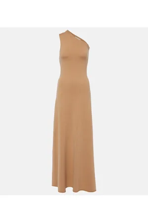 EXTREME CASHMERE Abito lungo N°301 Swan in misto cashmere