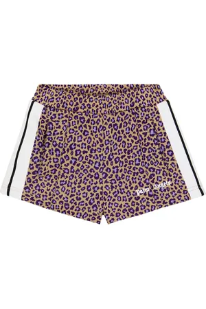 Palm Angels Shorts sportivi con stampa animalier