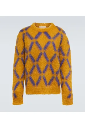 Marni Pullover in misto mohair con intarsi