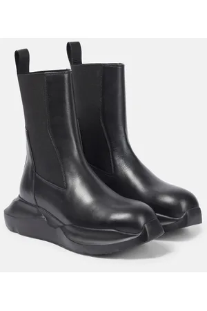Rick Owens Stivaletti Geth in pelle
