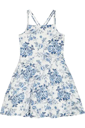Ralph Lauren Abito in lino e cotone con stampa