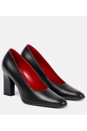 The Row Pumps in pelle