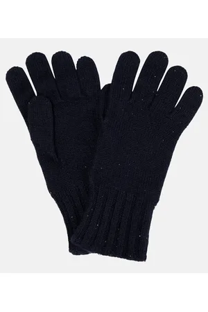 Loro Piana Guanti in cashmere e seta