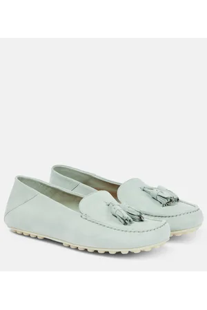 Loro Piana Mocassini Dot Sole in suede